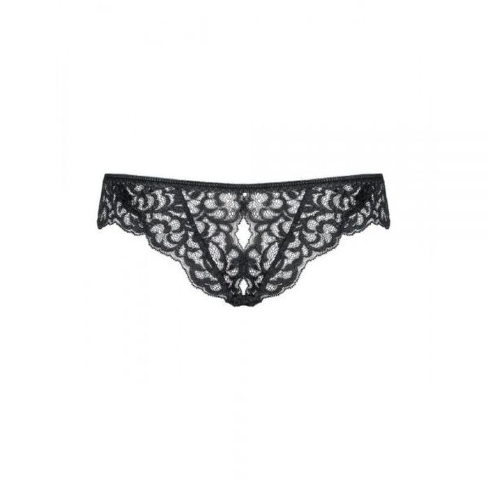 Трусы Laluna crotchless panties black L/XL - MINI