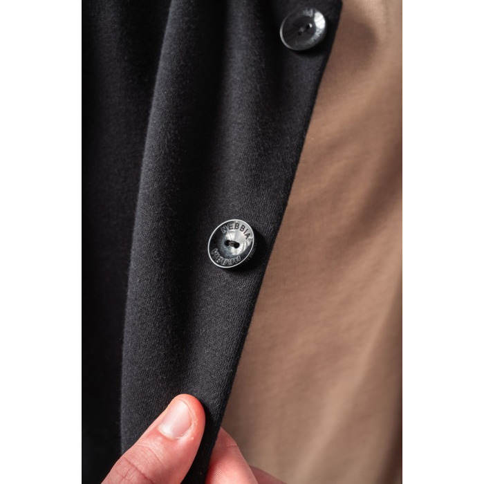 Сорочка Nebbia Oversized Shirt 90s THROWBACK Black 350