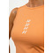 Майка Nebbia Cropped Tank Top CONFIDENCE Orange 476
