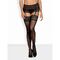 Панчохи Чорні Obsessive Contica stockings L / XL