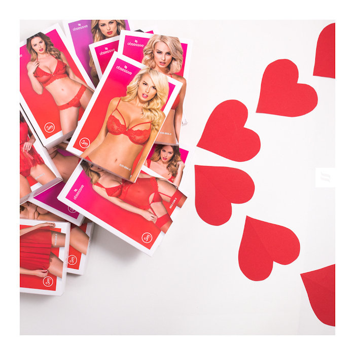 Пояс для чулок Obsessive Allunes S/M