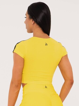 Футболка Ryderwear BFCAMO Cropped Tee Yellow