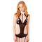 Костюм для рольових ігор Монашка Daring Intimates, чорний, S/M