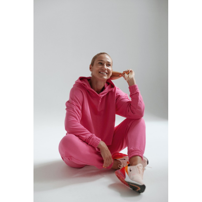 Жіноча кофта худі Fitzona Victory рожева з капюшоном