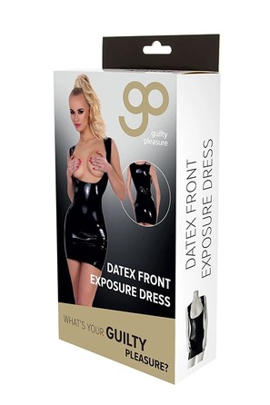 Платье с открытой грудью Guilty Pleasure Datex Front черное, S