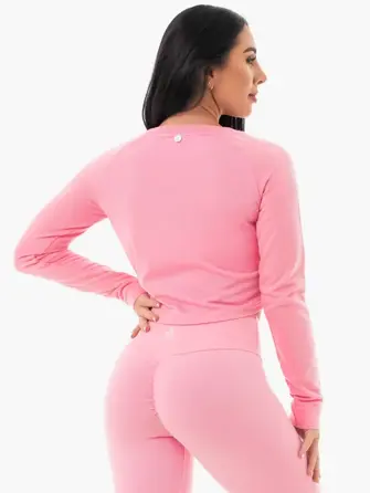 Укроп-топ Ryderwear Staples Cropped Sweater - Pink