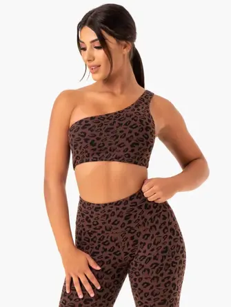 Леггинсы Ryderwear Adapt High Waisted Scrunch Leggings - Chocolate Leopard