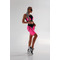 Велосипедки FZ Shiny Neon-Pink Bike Shorts with Imitation Black Thongs