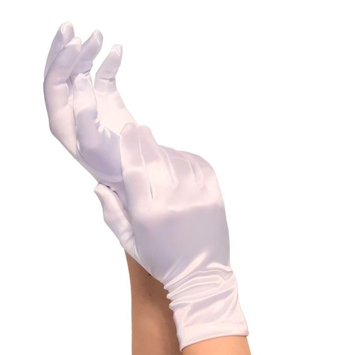 Сексуальные перчатки короткие Sunspice белые