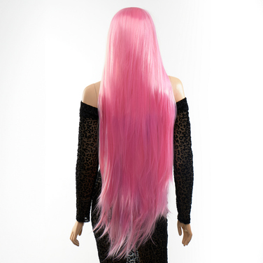 Перука довга Fetish Hair рожева, 100 см