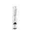 Чоботи Pleaser Adore-1021 на підборах 7 дюймів, чоботи з відкритим носком 2 3/4 дюйма на шнурівці, з блискавкою збоку, білі