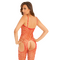 Бодістокінг у сіточку, з відкритим доступом Rene Rofe, червоний, One Size