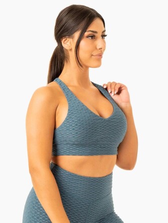 Топ Optic V-Neck Sports Bra - Teal