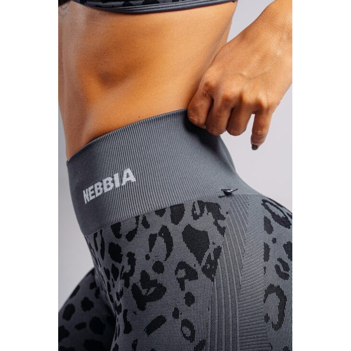 Шорти Nebbia Push-Up Compression Leopard Shorts PRIMAL Black Leopard 856
