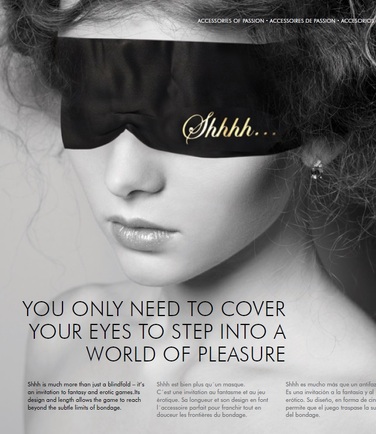 Пов'язка-стрічка із сатину 2-в-1 Bijoux Indiscrets