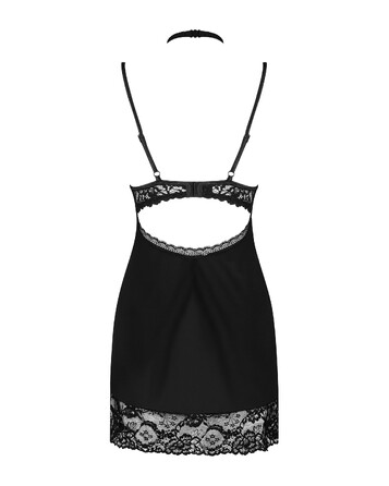 Сорочка Obsessive Raquelia chemise & thong S/M