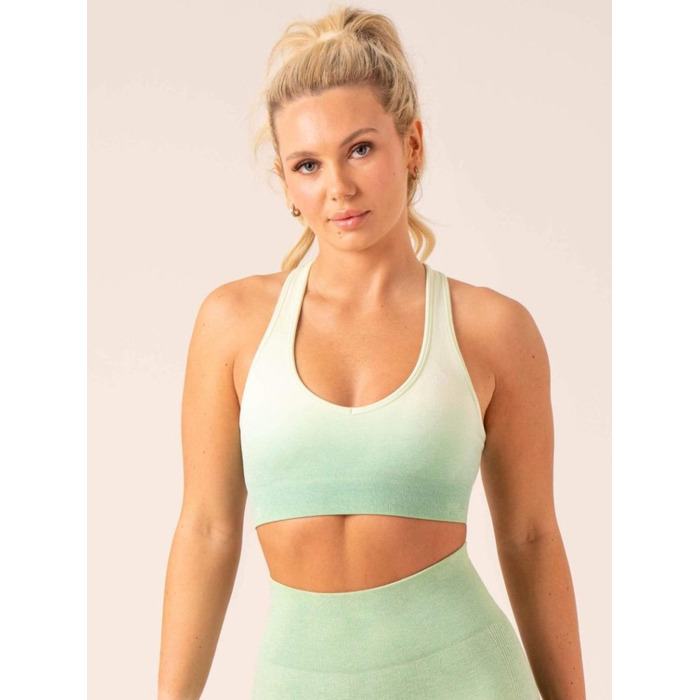 Топ Ryderwear Ombre Seamless Sports Bra - Lime Ombre