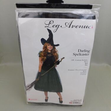 Жіночий костюм смарагдової відьми Leg Avenue Darling Spellcaster S