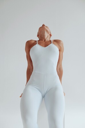 Комбінезон Fitzona WHITE ROMPER WITH CROSSED ON BACK