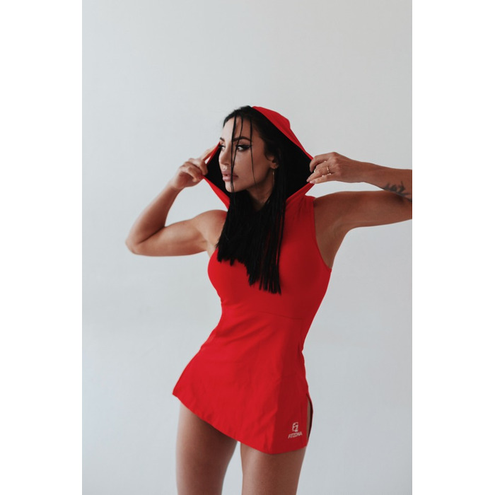 Спортивне плаття Fitzona RED DRESS WITH HOODIE 14409