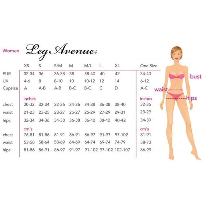 Костюм монашки Leg Avenue Sultry Sinner 1X-2X