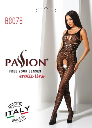 Бодистокинг с открытым доступом Passion BS078 black