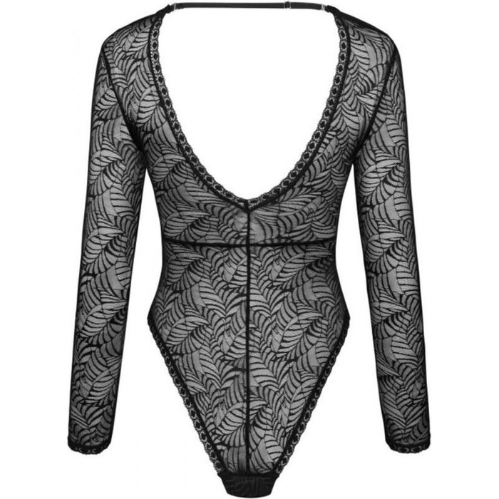 Сексуальне ажурне боді з рукавами Obsessive Merlys XS/S