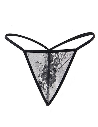 Мереживний халат чорний з довгими рукавами Star Night стрінги в комплекті, XS/S