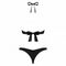 410899 Купальник Obsessive Paralia black s