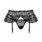 Пояс для панчіх чорний Obsessive 830-GAR-1 garter belt L / XL