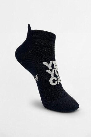 Шкарпетки NEBBIA 'HI-TECH' Ankle Socks YES YOU CAN Black 122