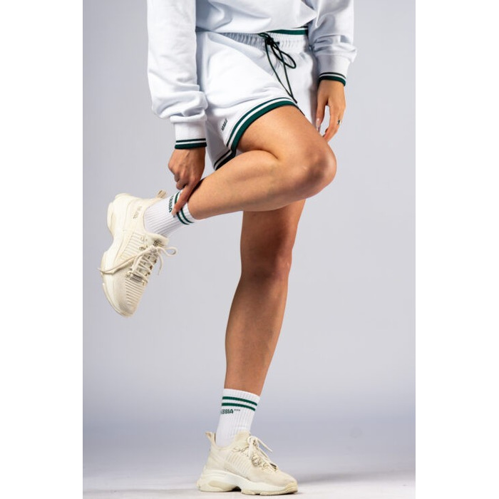 Шорти жіночі Nebbia Lounge Sweatshorts CLUB D’OR White 643