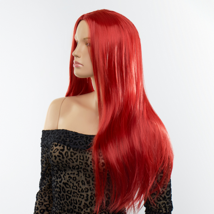 Парик прямой Fetish Hair красный, 70 см