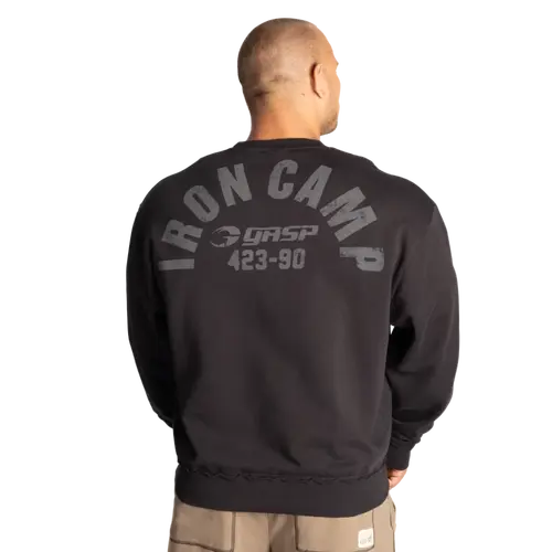 Світшот у стилі ретро GASP Throwback Sweater 221067 Black