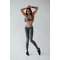 Топ NEBBIA LACE-UP SPORT BRA 694 Metal