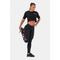 Топ Minimalist Logo NEBBIA crop top 600 Black