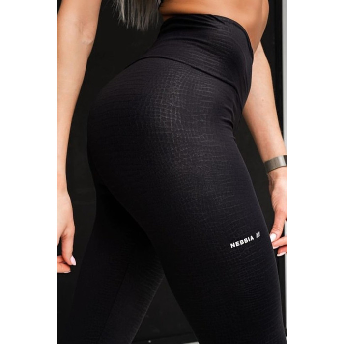 Легінси Python SnakeSkin High-Waist Leggings 407 Black